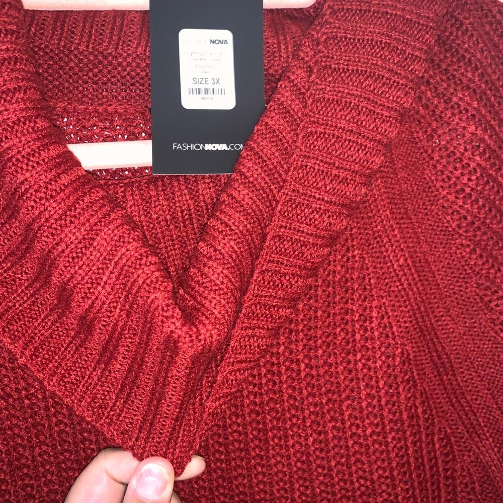 Turtleneck sweater dress - Picture 4 of 5
